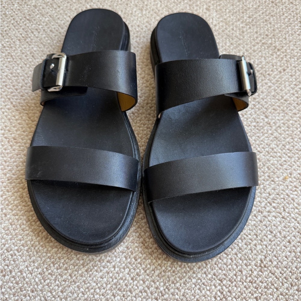 Madewell Black Sandals Barely Worn